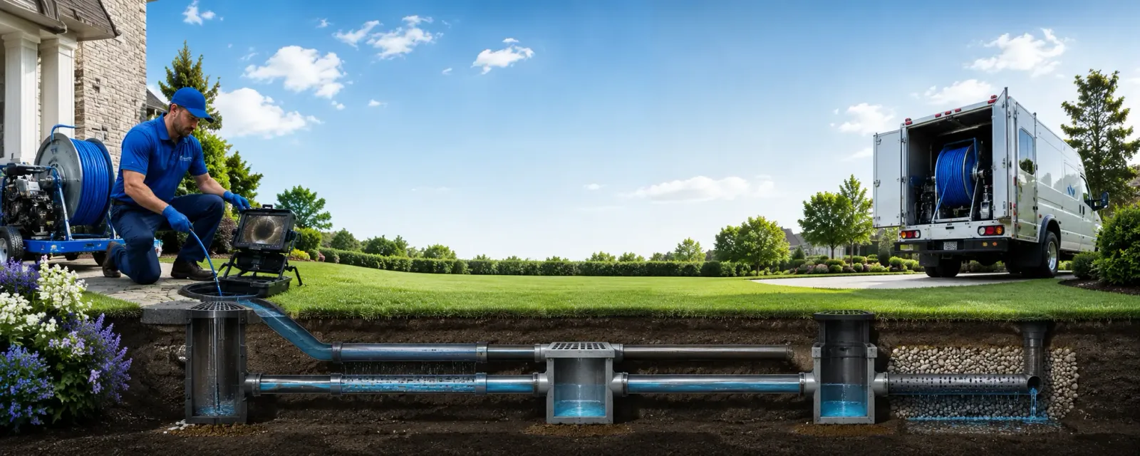 Outdoor drain cleaning information for Stewart, OH